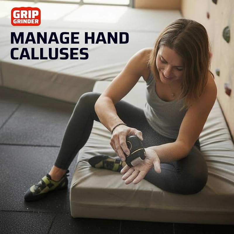 Electric Callus Remover for Athletes with Coarse & Fine Rollers – Rechargeable Hand Care Tool for CrossFit, Climbing, Weightlifting
