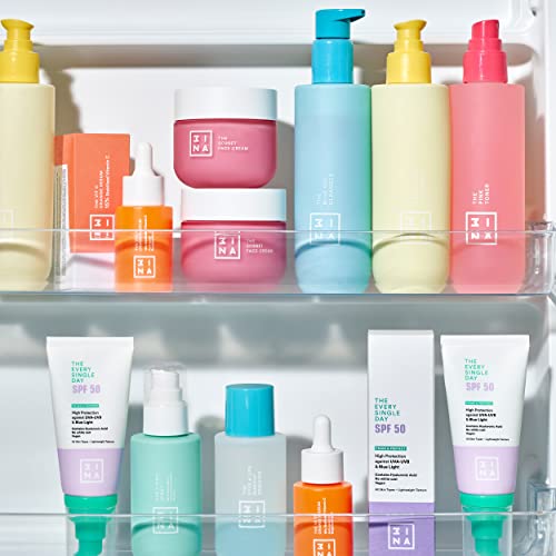 3INA MAKEUP - Vegan - Cruelty Free - The Sorbet Face Cream - Coral - Moisturizing - Soothing - Nourishing - Light Weight Texture