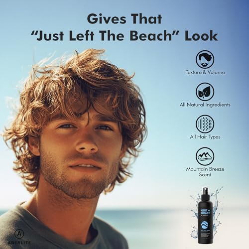 Aberlite Sea Salt Spray for Beach Waves & Texture