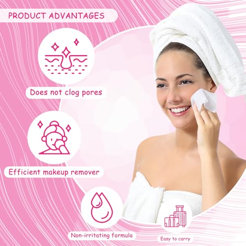 100 Count Makeup Remover Wipes - Individually Wrapped Travel Size