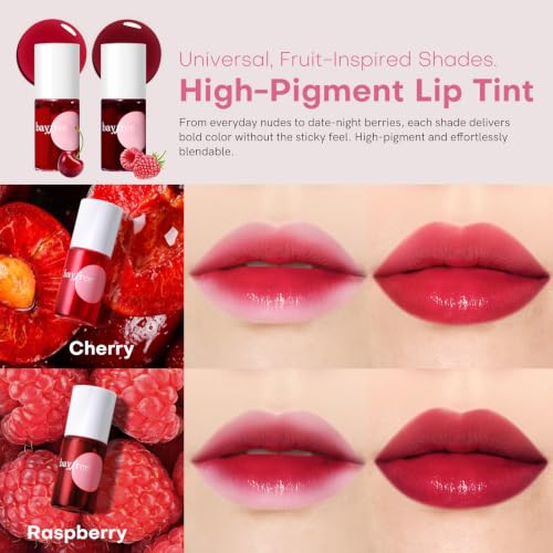 Bayfree Lip Tint Stain Set - 2 Pc Waterproof Liquid Blush