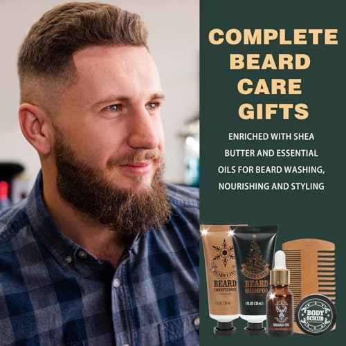 Advent Calendar for Adults Rinse & Robust Christmas Gifts for Men Advent Skincare Calendar Countdown Calendar 24PCS 2025 Beauty Advent Calendar Beard Care Set for Men