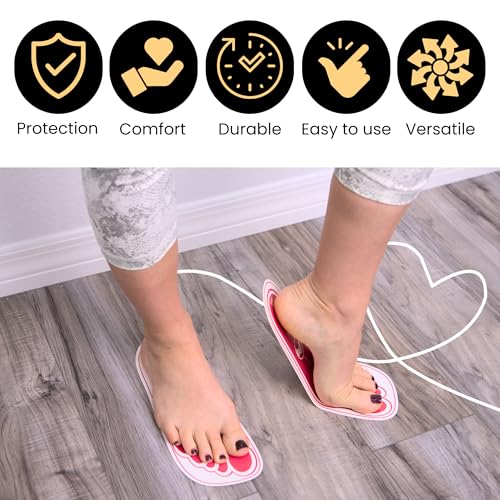 200Pairs(400Feets) Disposable Stick Spray Tanning Feet Pads Perfect for preventing spray tan solution,Deluxe & Hygienic Spray Tan Feet Pads-Ideal for Salons and Spas or Home,Easy to Apply