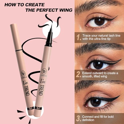 Waterproof Liquid Eyeliner Pen – Bold Tip, Smudge-Proof, Long-Lasting