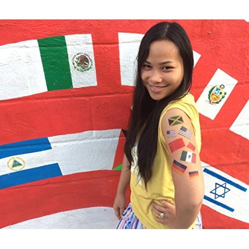 40 Tattoos: Spanish Flag, Spain Party Favors