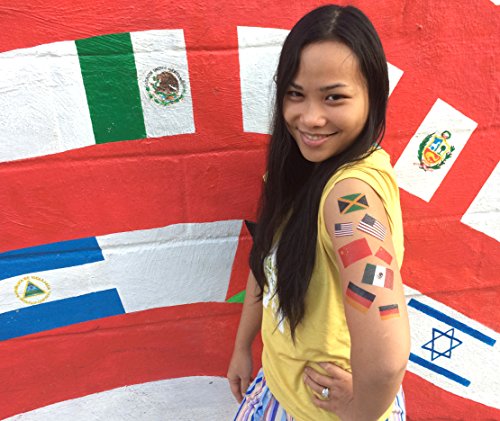 Texas Flag Temporary Tattoos - 40 Pack Party Favors