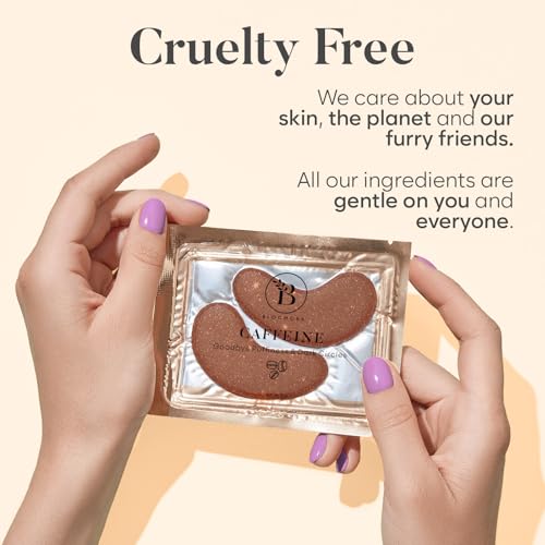 Caffeine Under Eye Patches (30 Pairs) - Dark Circles & Puffiness Care - Hydrating Caffeine Eye Mask