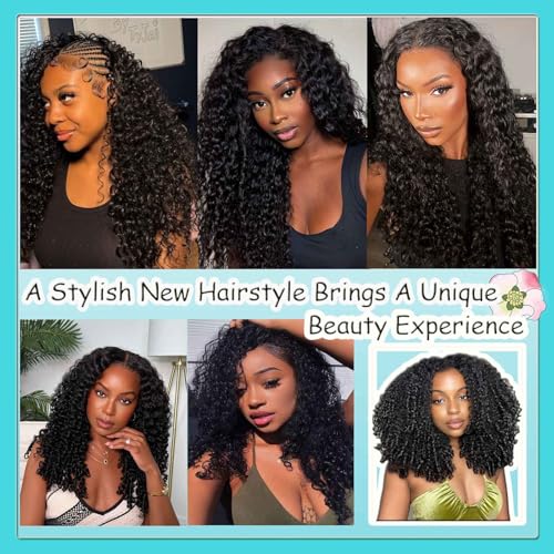 Burmese Curly Crochet Hair 12 Inch - 8 Pack Pre-Looped Extensions