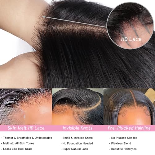 13x6 HD Lace Front Bob Wig 12 Inch Body Wave Human Hair