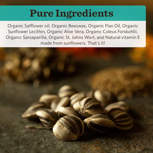 Moon Valley Organics Herbal PsoriaSoothe from With Flax Oil, Beeswax, and Aloe Vera - For Moisturizing Skin Imbalances - Relief for Psoriasis, Eczema, Dry and Itchy Skin - For Adults and Children
