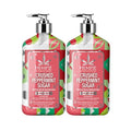 Hempz Crushed Peppermint Sugar Body Lotion, Moisturizer for men and women, Holiday Gifts, 17 oz (Pack of 2)