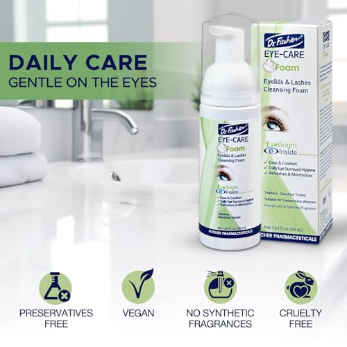 Dr. Fischer Tea Tree Oil Eyelid Cleanser & Lash Foam