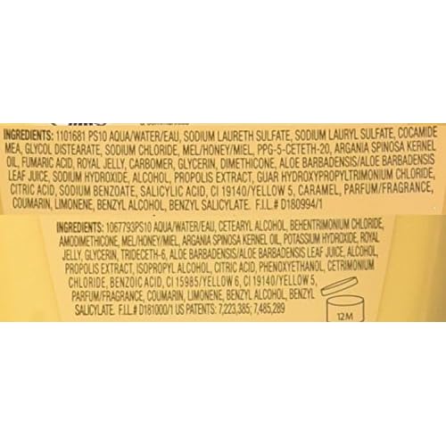 Garnier Whole Blends Honey Treasures Shampoo and Conditioner 12.5 Ounces each