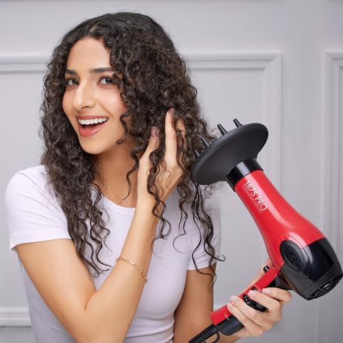 KISS 1875W Tourmaline Ceramic Hair Dryer with 7 Accessories