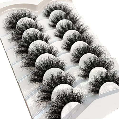 Cat-Eye 8D Faux Mink Lashes 18MM - 7 Pairs Pack