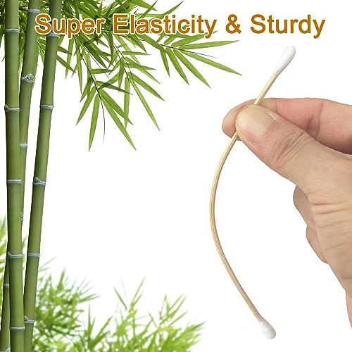 Gun Cleaning Swabs Dual-Tip 6 Inch Cotton with Bamboo