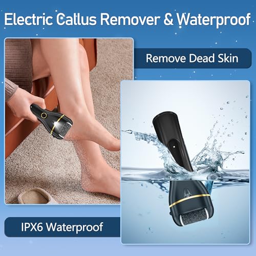 Electric Callus Remover Kit for Feet - 2 Speed Waterproof File