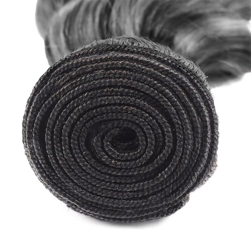 Fridnae Grey Ombre Body Wave Human Hair Bundles 32 Inch Salt & Pepper Two Tone Highlight - P1BGrey