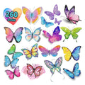 Leesgel Temporary Tattoos 260 Styles Glitter Butterfly Stickers