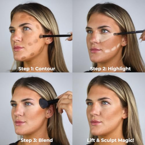 W7 Lift and Sculpt Cream Contour Kit | 6-Pan Palette