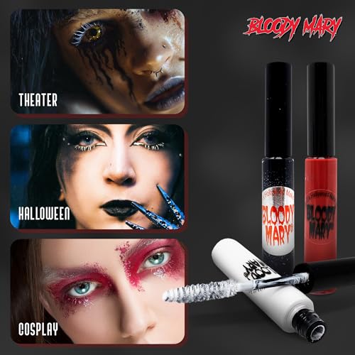White Mascara for Costumes & Cosplay - Waterproof