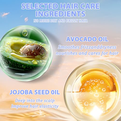 Tgideas Hair Oil Spray with Shea Butter & Jojoba for Frizz Control