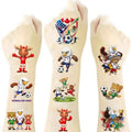 80 Pcs World Cup 2026 Temporary Tattoos - Waterproof Sports Designs