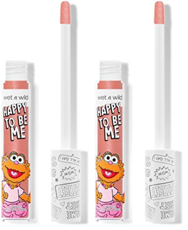 wet n wild Sesame Street Lip Gloss - High-Shine, Pack of 2
