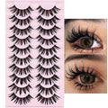 Manga Lashes 16mm Wispy Faux Mink Anime Eyelashes