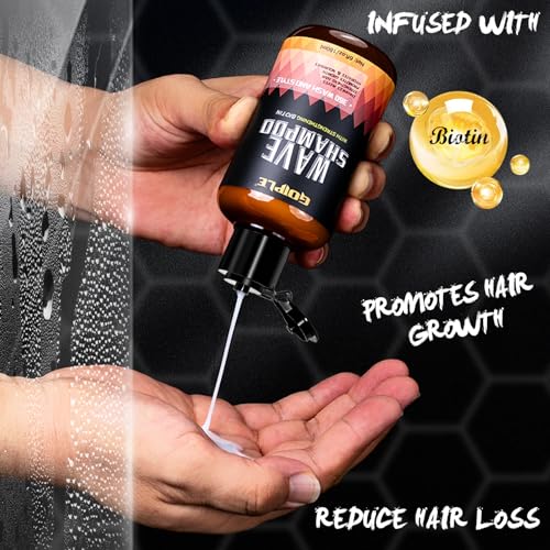 360 Wave Shampoo for Black Men - Hydrating & Strengthening Formula