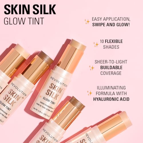 Skin Silk Glow Tint Foundation Stick - Sheer, Buildable Coverage