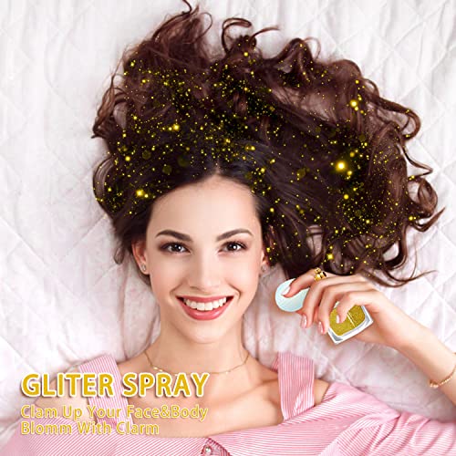 Etercycle Silver Body Glitter Spray – Shimmer Makeup