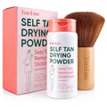Tan Fan Self Tan Drying Powder Kit with Body Brush