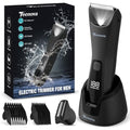 2-In-1 Body Hair Trimmer for Men with Ceramic Blade