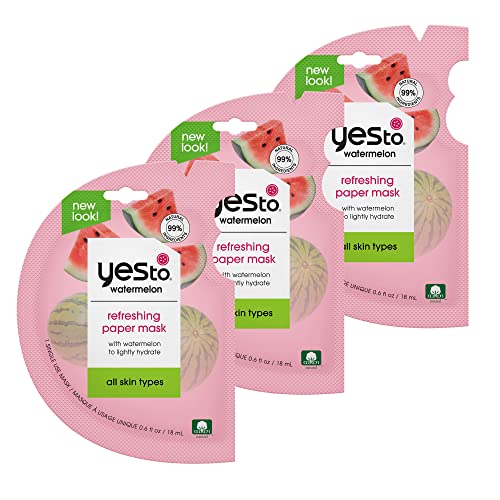 Yes To Super Fresh Paper Mask, Watermelon, 3 Count