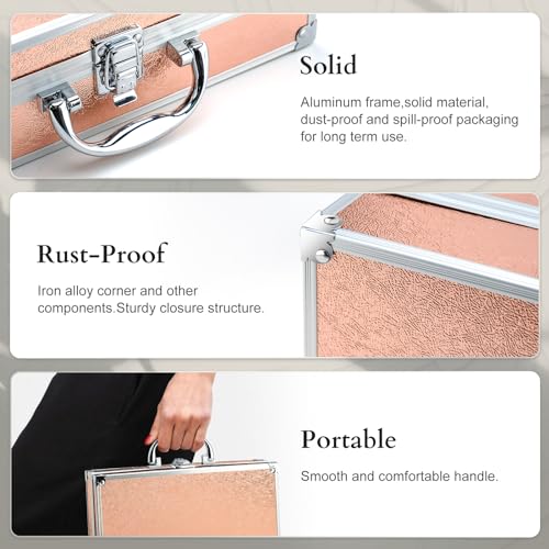 Color Nymph All-in-One Makeup Kit with Mirror - Gold Cosmetic Set