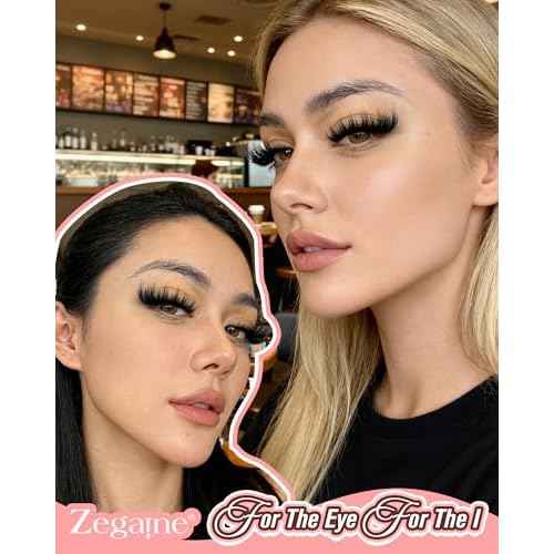 Cat Eye Lash Clusters With Spikes Manga Eyelash Clusters Wispy Cluster Eyelash Extensions C-Curly Left&Right Lash Clusters Anime Individual Lashes Pre-Mapped DIY Lash Extensions 10-18MM by Zegaine