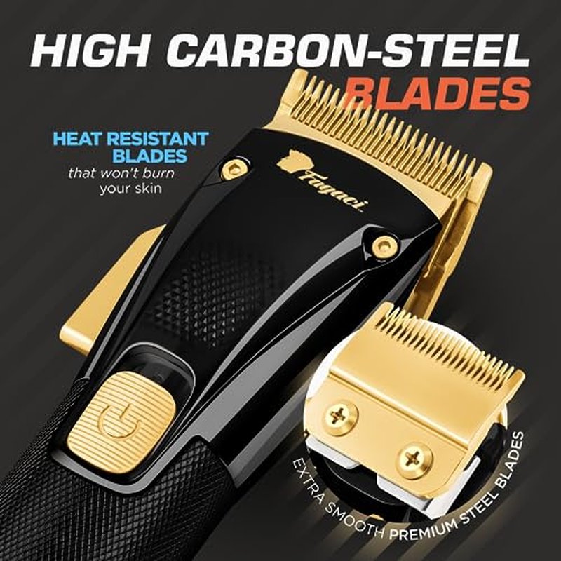 Fagaci Professional Hair Clippers for Men - Cordless with Turbo Power