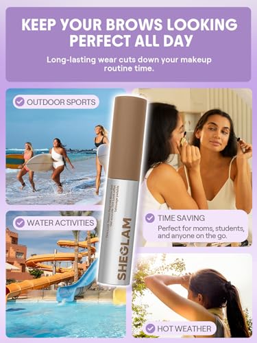 SHEGLAM Tint Lock Peel Off Brow Gel - Chocolate