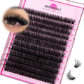 80D Wispy Lash Clusters D Curly 12-20MM Mix Length Eyelash Extensions