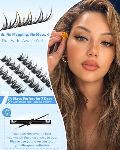 Wispy Lash Clusters 10MM 11MM 12MM Natural Eyelash Extensions