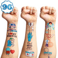 96 PCS Temporary Tattoos - Doctor & Medical Theme Party Favors
