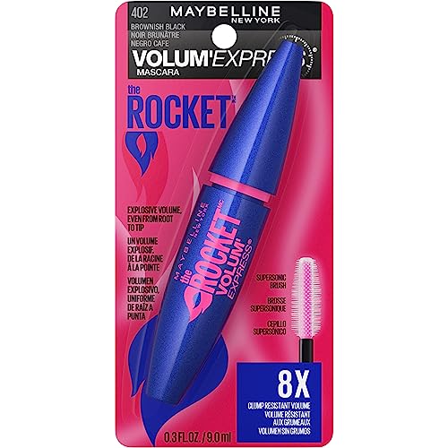 Maybelline Volum' Express The Rocket Washable Mascara, Brownish Black
