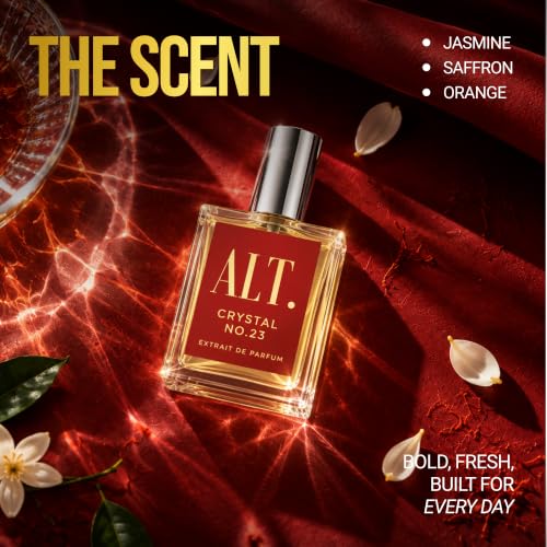 ALT. FRAGRANCES Crystal No. 23 Unisex Perfume 60ml - Inspired by Bac. Roug. 540, Long Lasting Eau de Parfum, Pack of 1