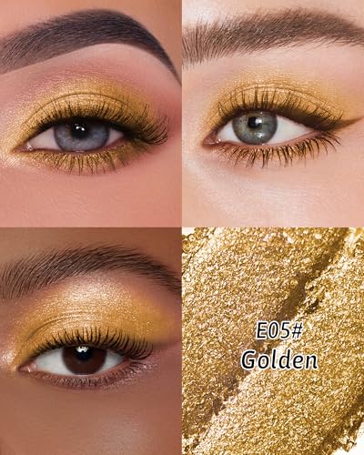 Gold Shimmer Eyeshadow Stick - Waterproof, Creamy Blendable