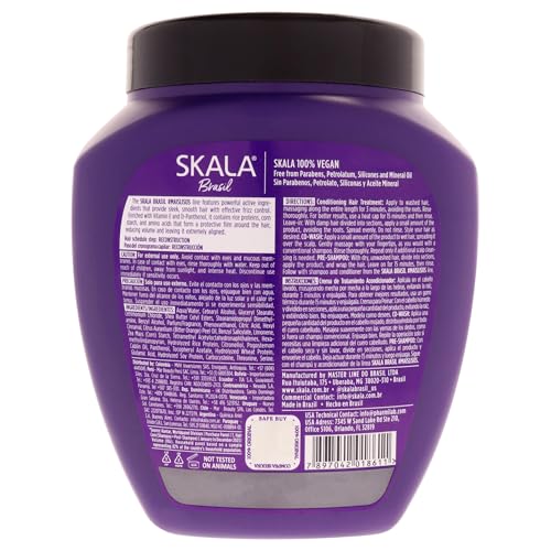 SKALA 2 in 1 Treatment Cream & Leave In Conditioner for Frizz-Prone Hair, 1000g