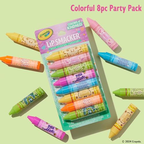 Lip Smacker Flavored Lip Balm Tropic Fever 8 Count (Pack of 1), Passion Fruit, Peach, Breezey-Teazey, Pina Colada, Grapefruit, Coca Cabana, Tangerine, Mango, Clear