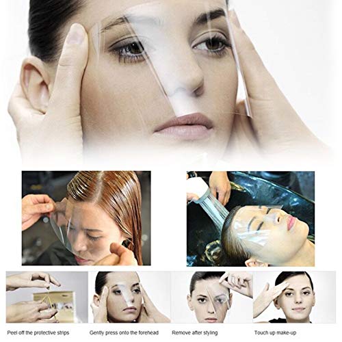 50 PCS Safety Face Shield, Disposable Microblading Protective Shower Visor Face Shield Mask, Eye Shields Masks for Hairspray Salon Supplies and Eyelash Extensions Eye Eyelid Surgery Aftercare (50PCS)