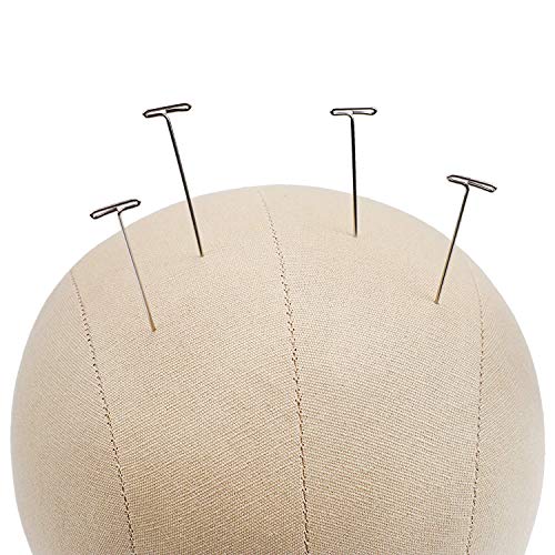 Cork Canvas Block Head Mannequin 22" Wig Display