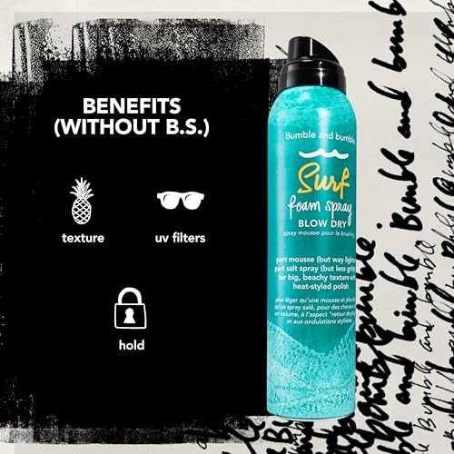 Bumble and bumble Surf Foam Spray Blow Dry Volumizing Hair Mousse (4 oz)